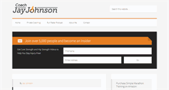 Desktop Screenshot of coachjayjohnson.com